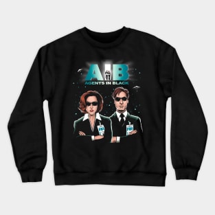 Agents In Black Crewneck Sweatshirt